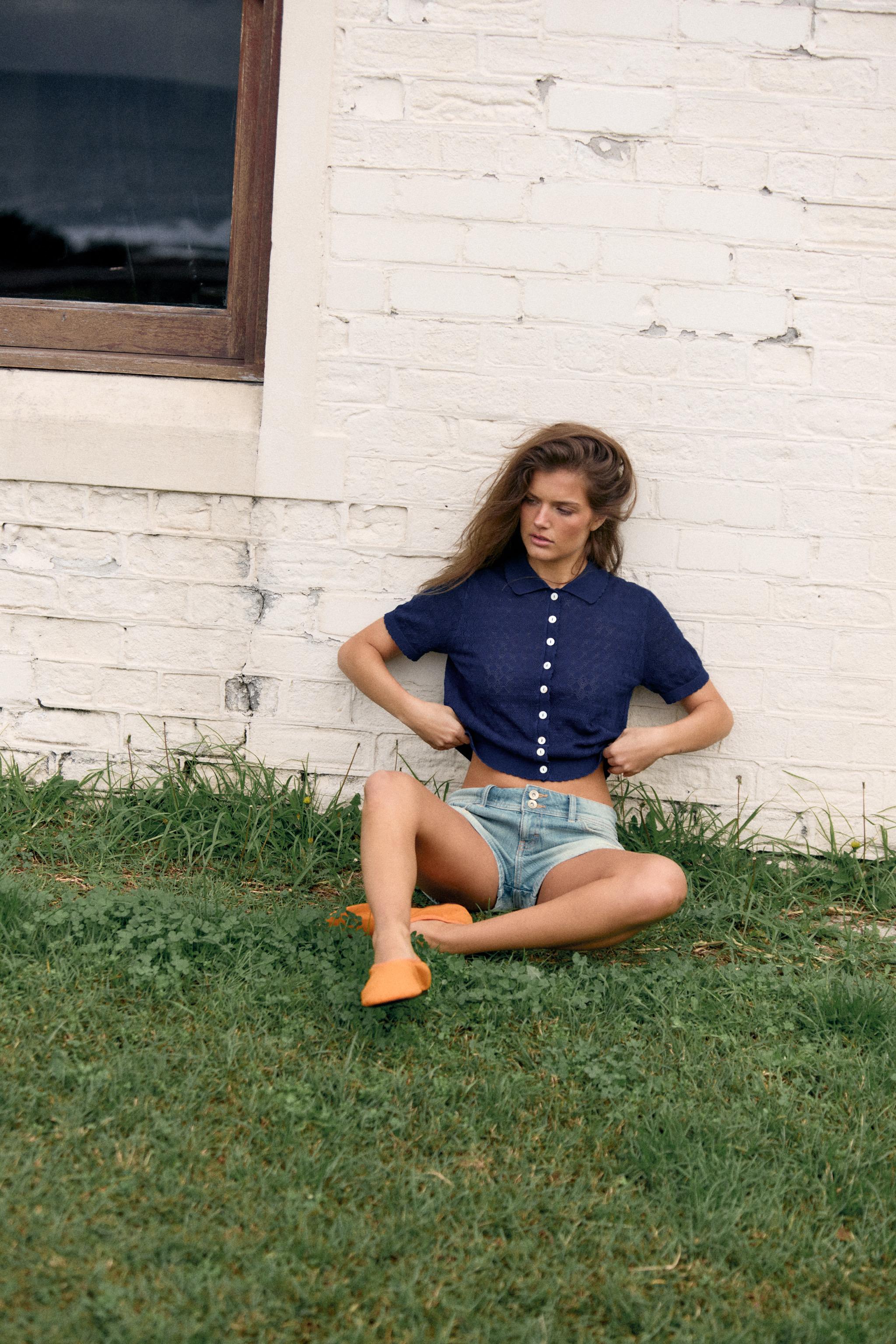 SHORT SLEEVE CARDIGAN